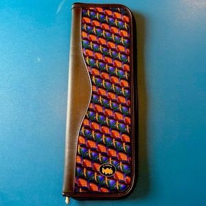 Vintage 1990’s Jerry Garcia Tie and Cufflink zip around travel case